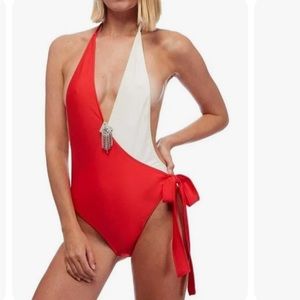 Gucci one piece bathing suit size extra small.